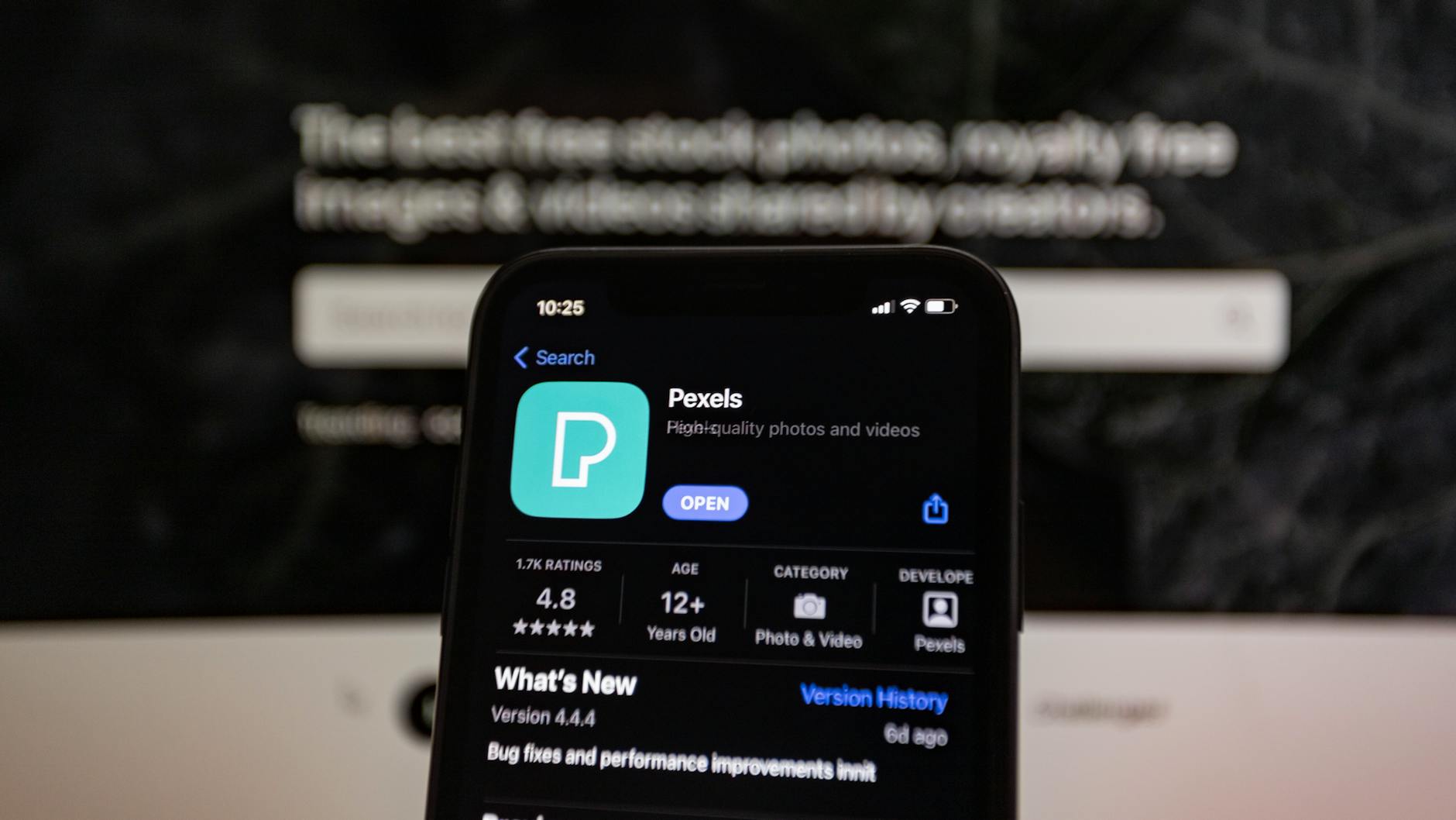 Smartphone screen displaying a review app