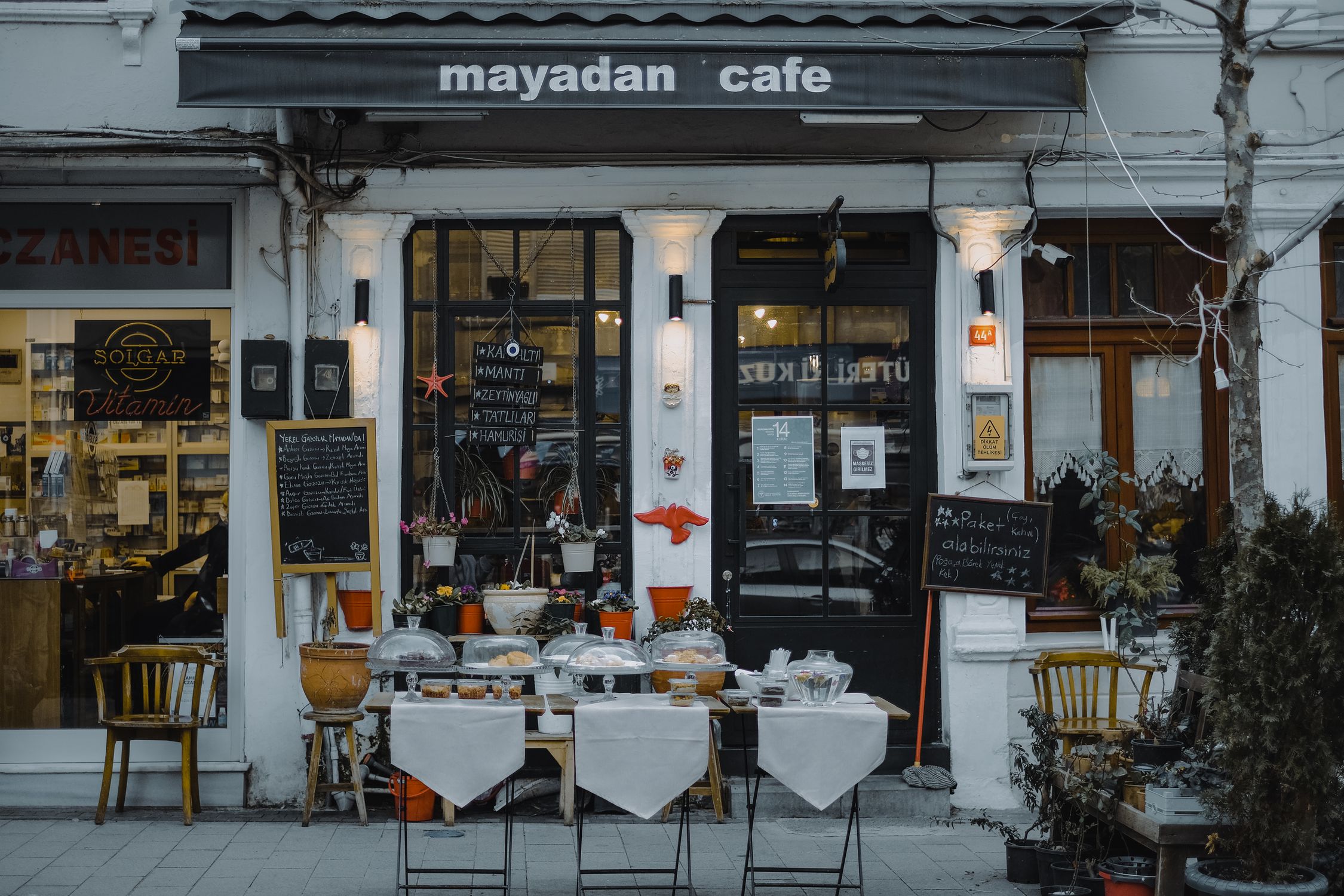 Inviting local cafe storefront — the kind of business that benefits most from a well-maintained Google Business Profile