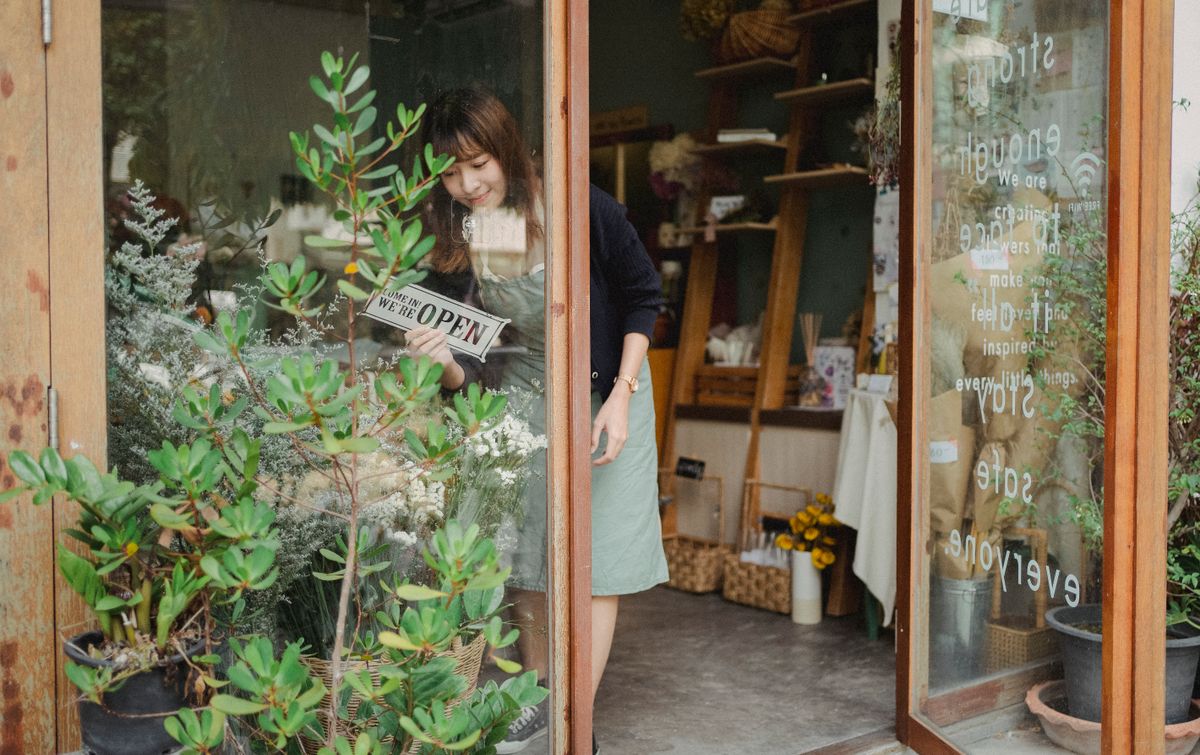 Local business owner reviewing their online search visibility and local SEO rankings