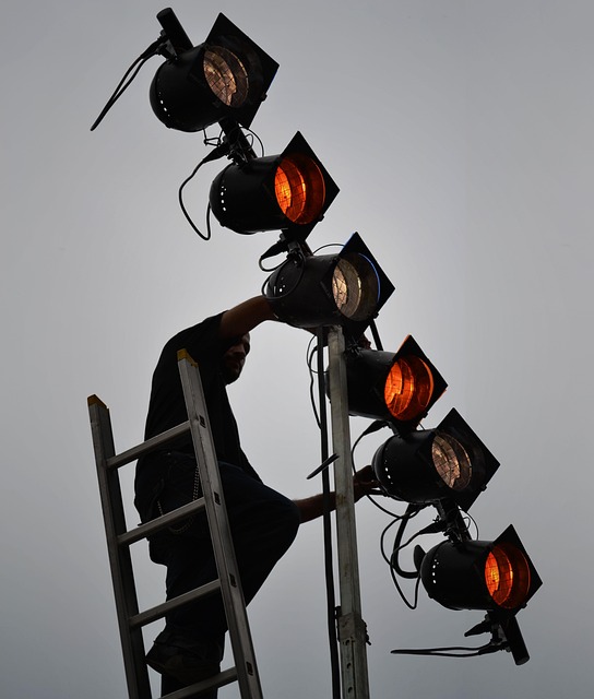 electrician worker electrical service professional