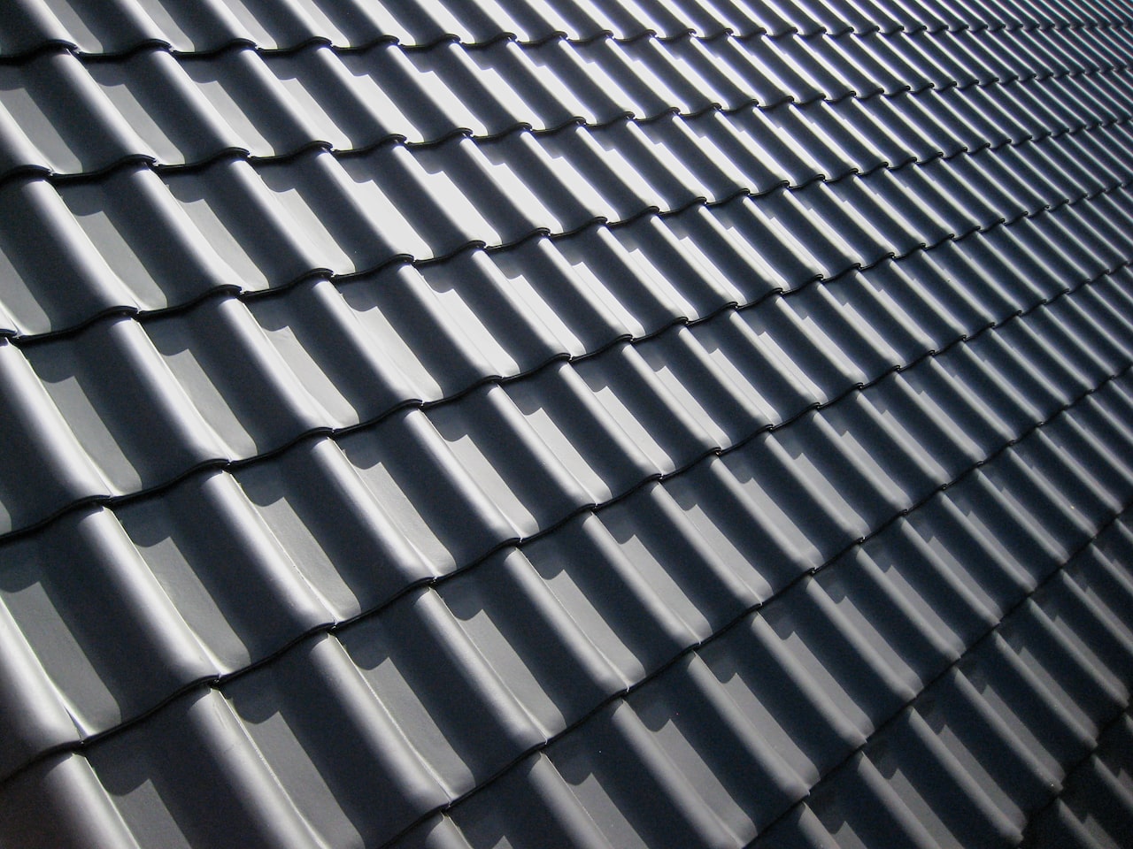 close-up of roof tile shingles pattern texture